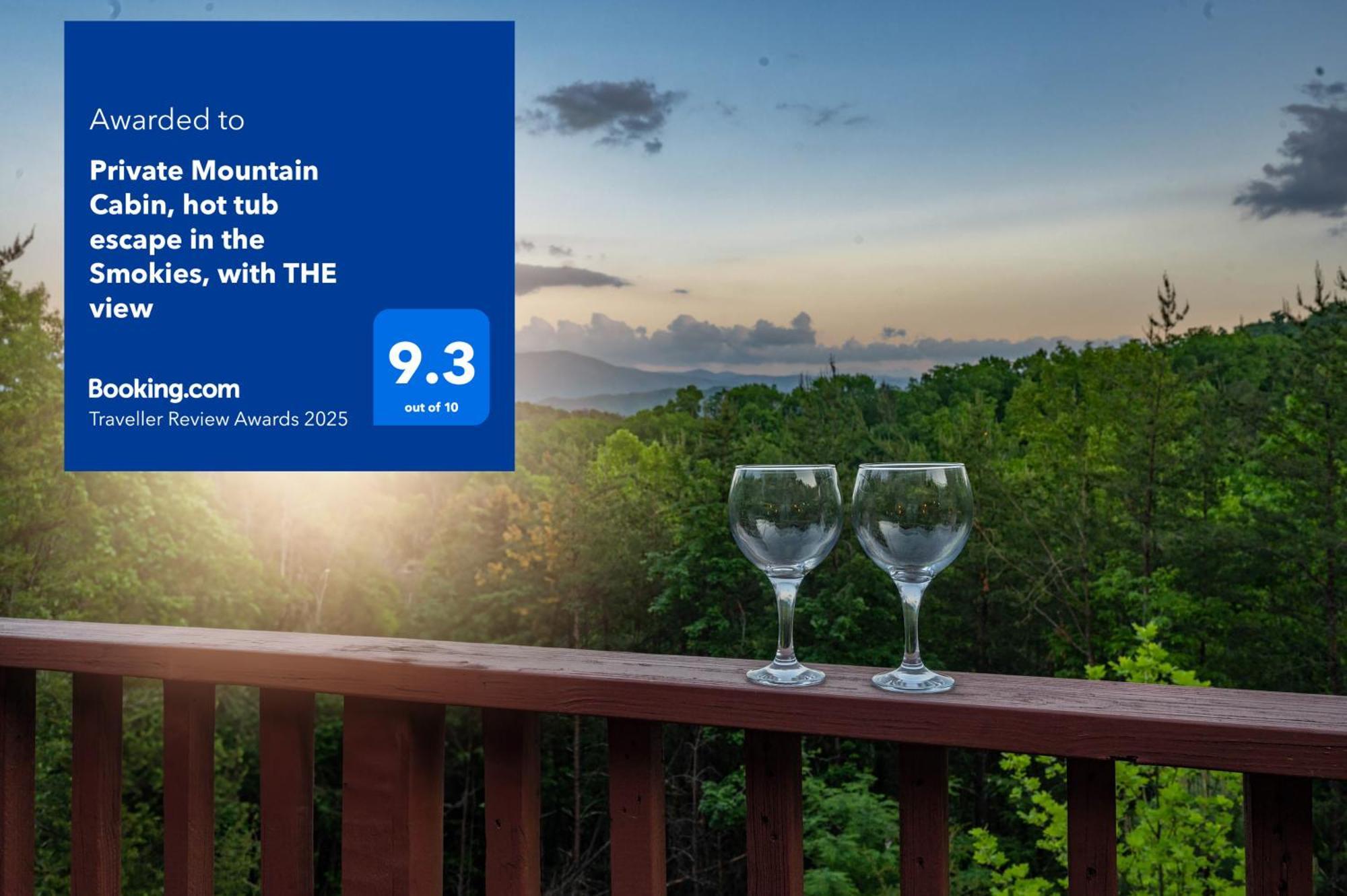 Private Mountain Cabin, Hot Tub Escape In The Smokies, With The View Sevierville Exterior foto